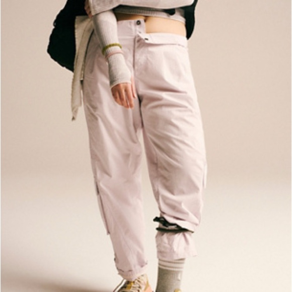 Mesmerize Me Solid Pants, FP Movement, Color Mountain/Lavender, size Medium